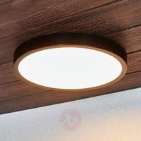 Black Liyan LED ceiling light, IP54