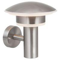 Blooma Corvus Stainless Steel Silver Mains Powered External Wall Light