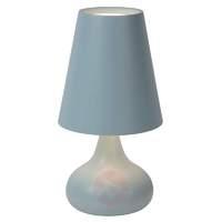 Blue Isla metal table lamp