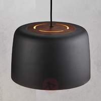 black metal pendant lamp vision 31 cm