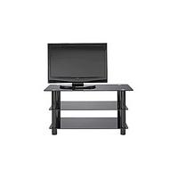 black glass 42 inch slimline tv stand