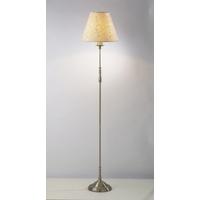 BLE4975 Blenheim Antique Brass Floor Lamp with Shade