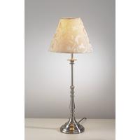 ble4146 blenheim satin chrome table lamp with shade