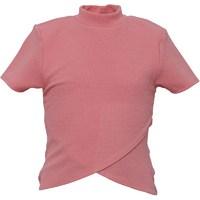 Blush Junior Girls Over High Neck Top Pink