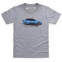 Blue Astra Gsi Kid\'s T Shirt