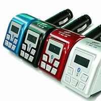 Bluetooth MP3 Player FM Transmitter with Caller ID Handsfree (Assorted Colors)