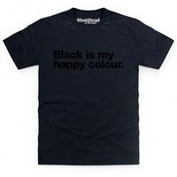 black is my happy colour t shirt