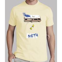 blue meth shirt man