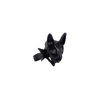 Black Cat Skull Ring - Size: Ring Size N