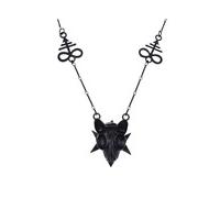 Black Cat Skull Necklace