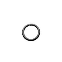 Black Split Ring - Size: 0.8mm x 9.5mm