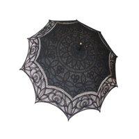 Black Lace Parasol