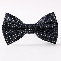 Black And White Bow Tie Wave Small Grid Point