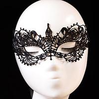 black sexy lady lace mask cutout eye mask for masquerade party fancy d ...
