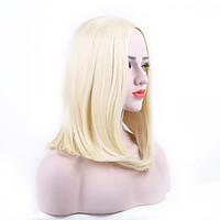 Blonde Color BOBO Straight Hair European Synthetic Wigs