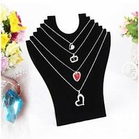 Black Velvet Necklace Pendant Display 23247cm