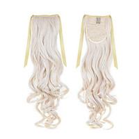 blonde curly tail 50cm 22inch 100g 60 ponytail hair extension syntheti ...