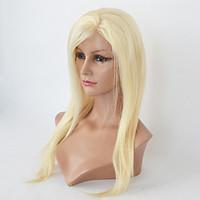 Blonde #613 Brazilian Human Hair Full Lace Wig With Bleached Knots Blonde Lace Front Wig Human Hair With Baby Hair