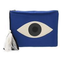 Ble Small Eye Clutch Bag, Blue