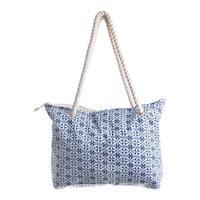 Ble Summer Printed Beach Bag, Blue