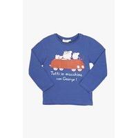 Blue Peppa Pig Family Top