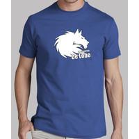 blue shirt logo white