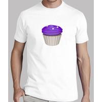 blueberry cupcake white shirt