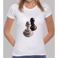 Black And White Chess Pawns T-Shirt