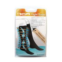 Black Travel Flight Socks