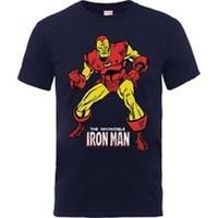 black childrens marvel comics iron man mono t shirt