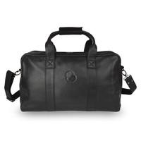 Black Leather Weekender Holdall