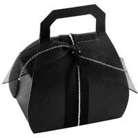 Black Silk Handbag Favour