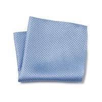 Blue Woven Silk Pocket Square - Savile Row