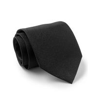 black birdseye textured silk tie savile row