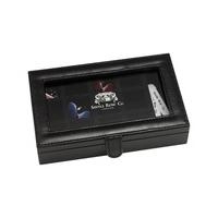 Black Cufflink Storage Box - Savile Row