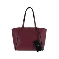 Black & Burgundy Reversible Tote Bag