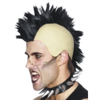 Black Mohican Wig