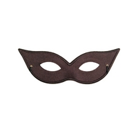 Black Pointed Domino Mask