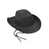 Black Cowboy Indestructible Hat