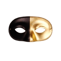 Black/Gold Two Tone Mask