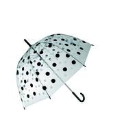 Black Polka Dot Dome Umbrella