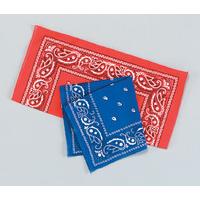 Blue Cowboy Bandana Neck Tie