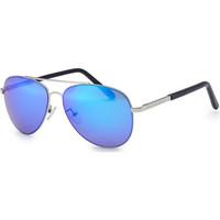 Bloc Dune 2 Sunglasses - Silver / Blue Polarised women\'s Sunglasses in Silver