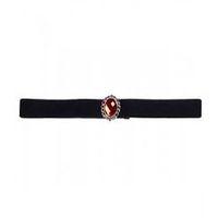 Black Velvet Red Stone Choker