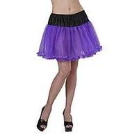 Black & Purple Ladies Petticoat