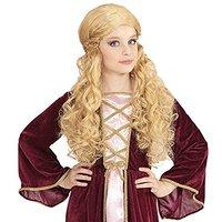 blonde medieval wench womens wig history fancy dress