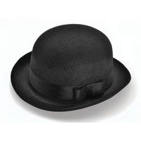 Black Felt Adult\'s Bowler Hat