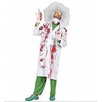 Bloody Lab Coats Costume Medium For Hospital Doctor Scientist Fancy Dress