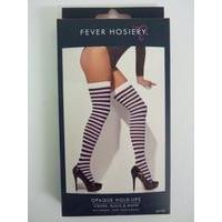 Black & White Striped Stockings