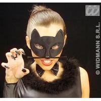 Black Cat Fancy Dress Eye Mask